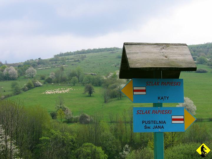 fot 016.jpg - Ruszam niestety samotnie z Dukli (poprzedania fota) przez Iwle do Chyrowej i tam wbijam się w teren.